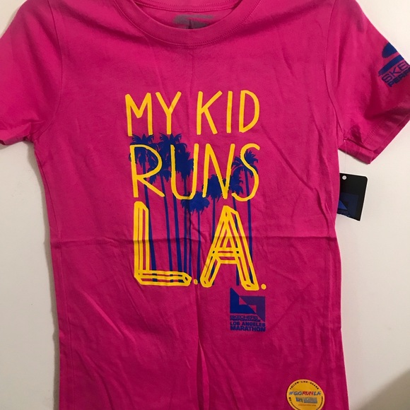 Sketchers Pink T-shirt - Picture 1 of 1